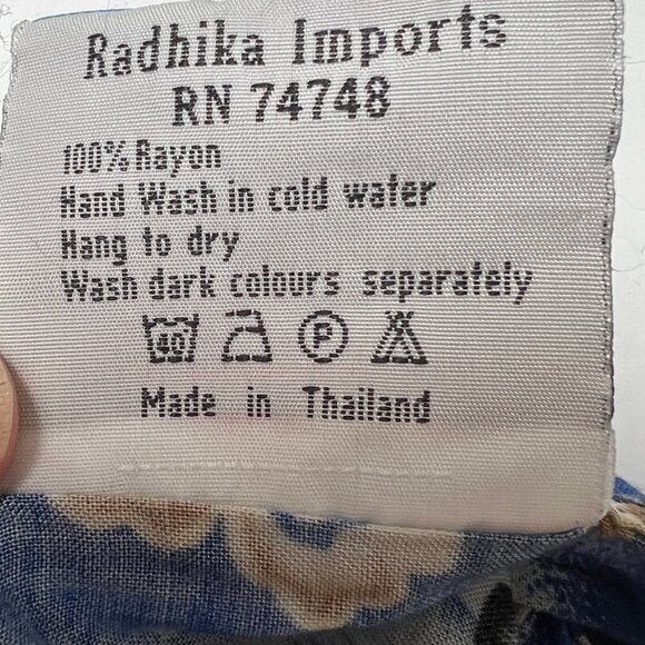 True Wrap Skirt‎ Maxi Tropical Blue Beach Resort Cruise Blue One Size - Picture 6 of 6